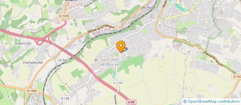 localisation de l'entreprise LES BIGNONES  SAINT-JEAN-DE-MOIRANS