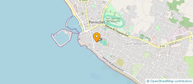 localisation de l'entreprise LES BIGORNEAUX  PORNICHET