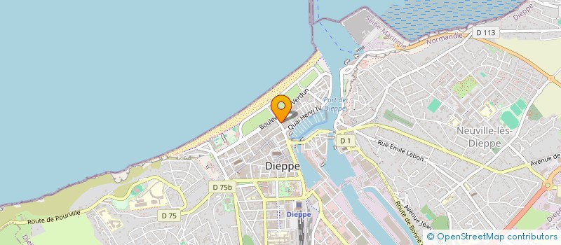 localisation de l'entreprise LES BIGOUDENES à DIEPPE