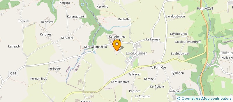 localisation de l'entreprise LES BIGOUDENS MISSION SAHARA  LOC-EGUINER