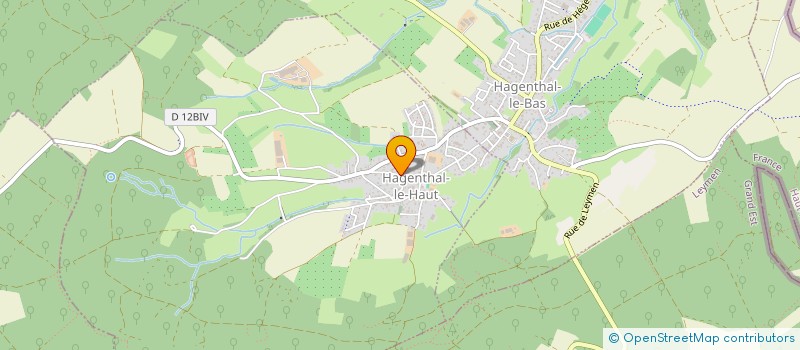 localisation de l'entreprise LES BIJOUX  HAGENTHAL-LE-HAUT