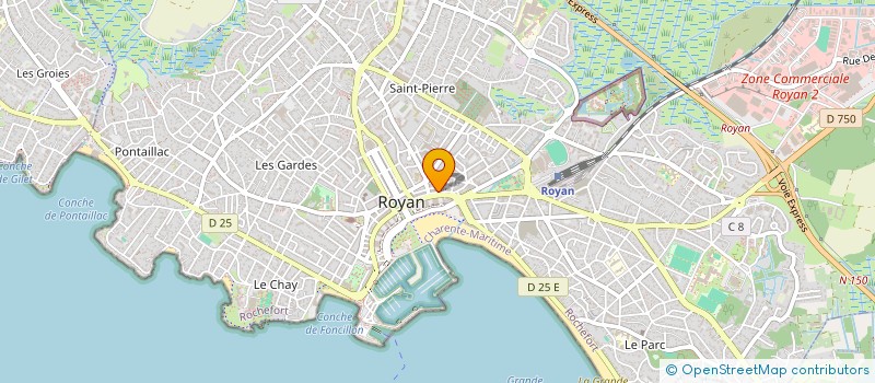 localisation de l'entreprise LES BIJOUX DSNB à ROYAN