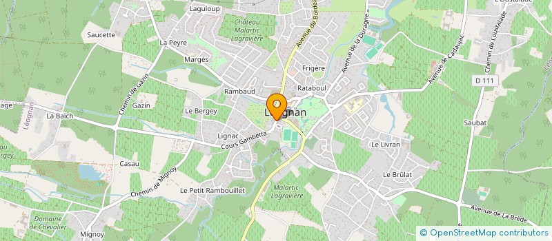 localisation de l'entreprise LES BIJOUX DU CHOCOLAT à LEOGNAN