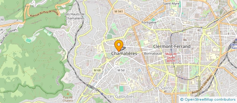 localisation de l'entreprise LES BIJOUX DU LORI  CHAMALIERES