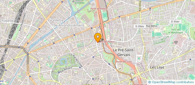 localisation de l'entreprise LES BILLARDS DE FRANCE  PARIS