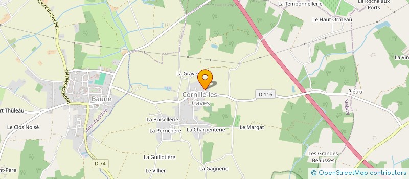 localisation de l'entreprise LES BILLES D AZUR  CORNILLE-LES-CAVES