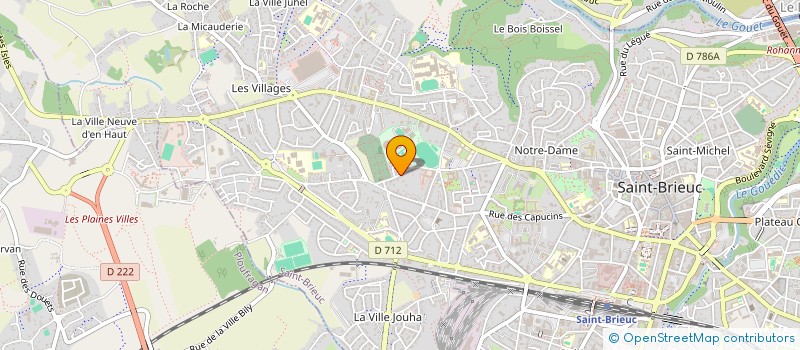 localisation de l'entreprise LES BIM à SAINT-BRIEUC
