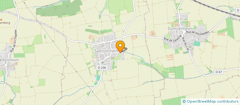 localisation de l'entreprise LES BINOCLES A DOMICILE  SAESSOLSHEIM