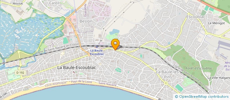 localisation de l'entreprise LES BINOCLES BAULOISES à LA BAULE-ESCOUBLAC