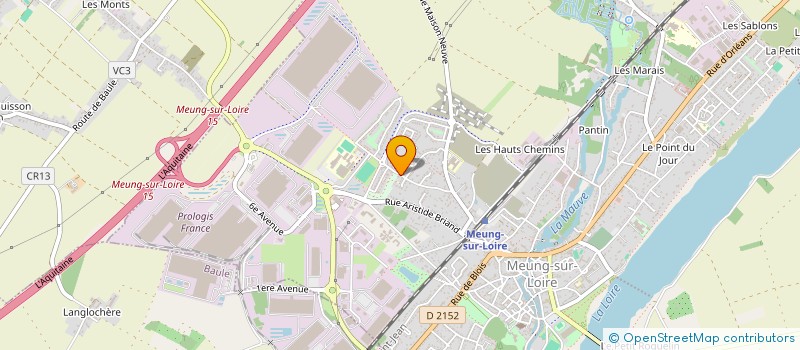 localisation de l'entreprise LES BINOUTCHS à MEUNG-SUR-LOIRE