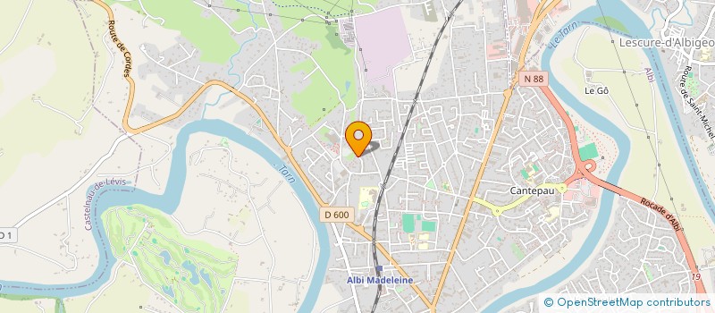 localisation de l'entreprise LES BIO AU MAROC à ALBI