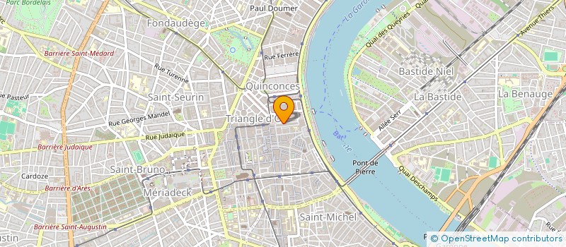 localisation de l'entreprise LES BIO DEBOUCHEURS à BORDEAUX