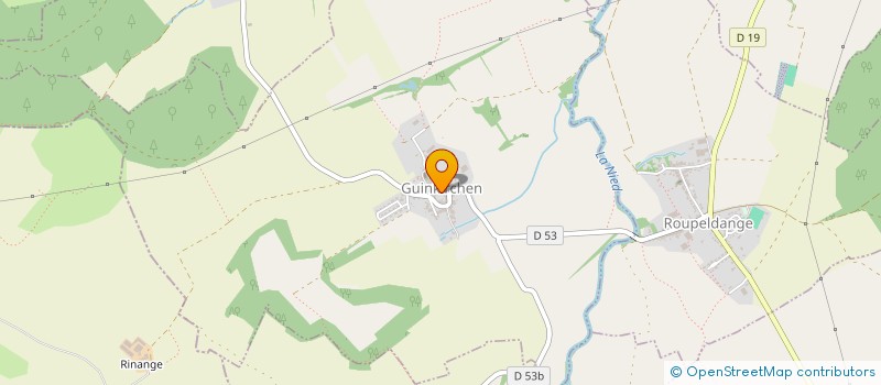 localisation de l'entreprise LES BIOLLES  GUINKIRCHEN