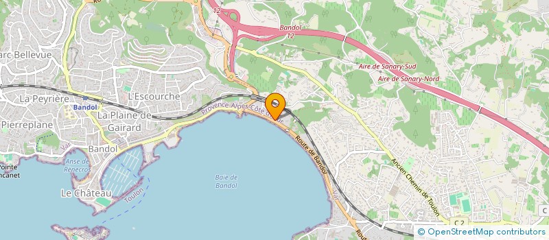 localisation de l'entreprise LES BIQUETTES à SANARY-SUR-MER