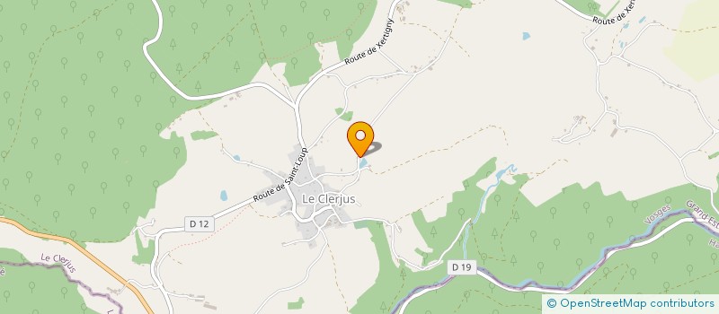 localisation de l'entreprise LES BIQUETTES  LE CLERJUS