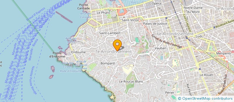 localisation de l'entreprise LES BIQUIBOUS à MARSEILLE