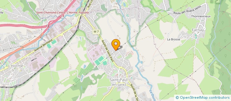 localisation de l'entreprise LES BIS COTEAUX  SAINT-PAUL-EN-JAREZ