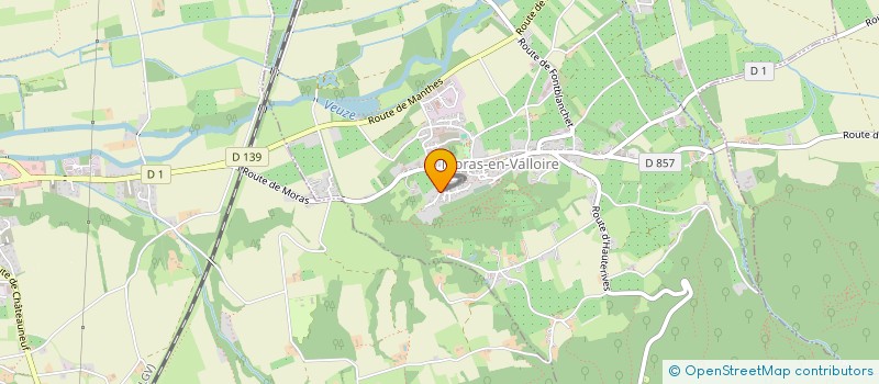 localisation de l'entreprise LES BISES  MORAS-EN-VALLOIRE