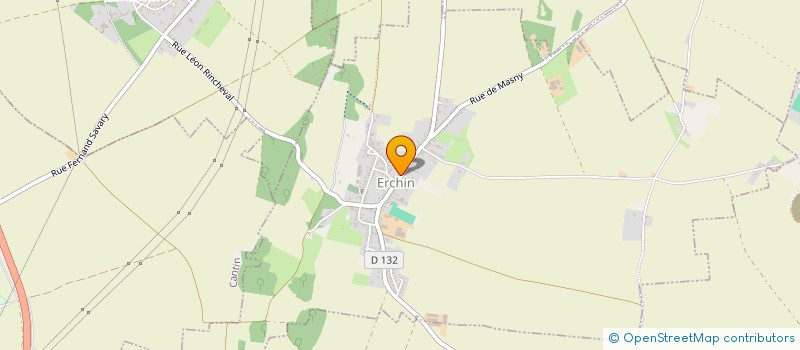 localisation de l'entreprise LES BISOUNOURS D'ERCHIN à ERCHIN