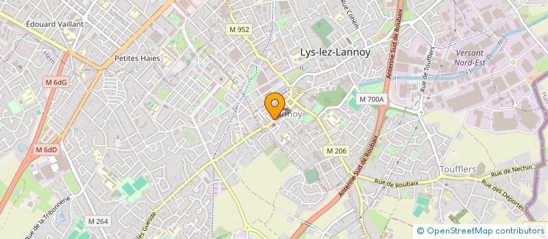 localisation de l'entreprise LES BISOUS MORDANTS  LANNOY