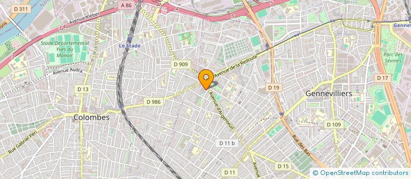 localisation de l'entreprise LES BISTROTS ENGAGES à BOIS-COLOMBES