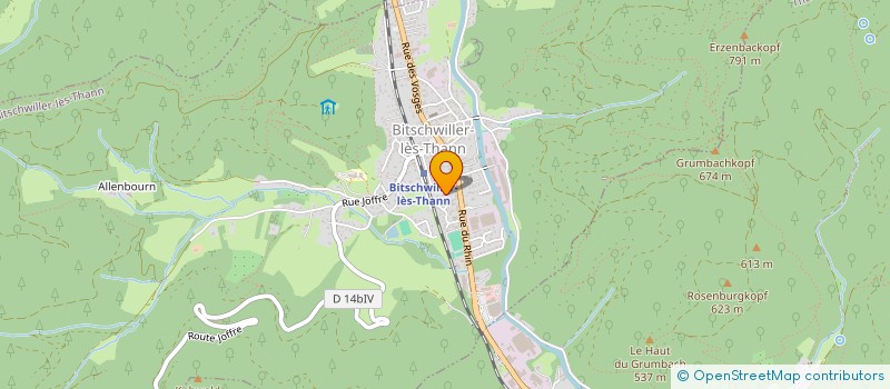 localisation de l'entreprise LES BITSCH'BOYS  BITSCHWILLER-LES-THANN