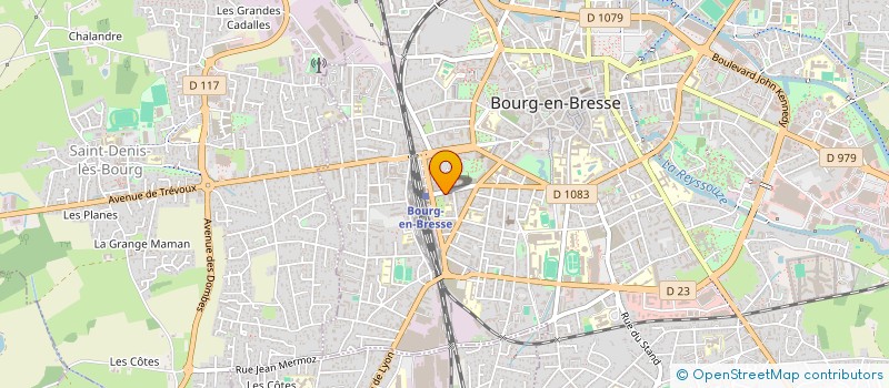 localisation de l'entreprise LES BLACHES à BOURG-EN-BRESSE