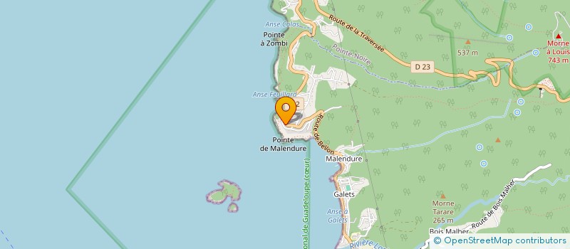 localisation de l'entreprise LES BLAIREAUX à BOUILLANTE