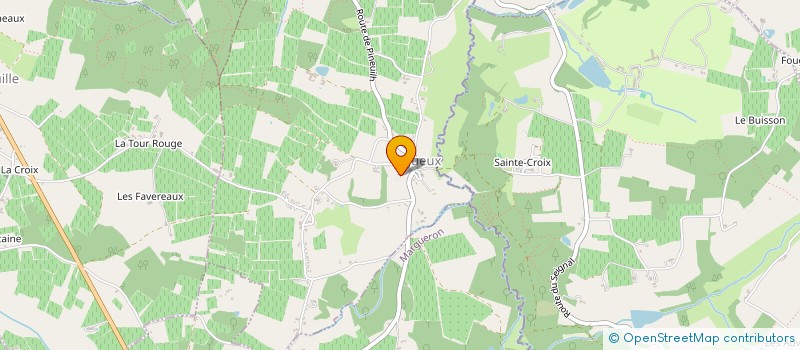 localisation de l'entreprise LES BLAIREAUX DE LIGUEUX CLUB VTT  LIGUEUX