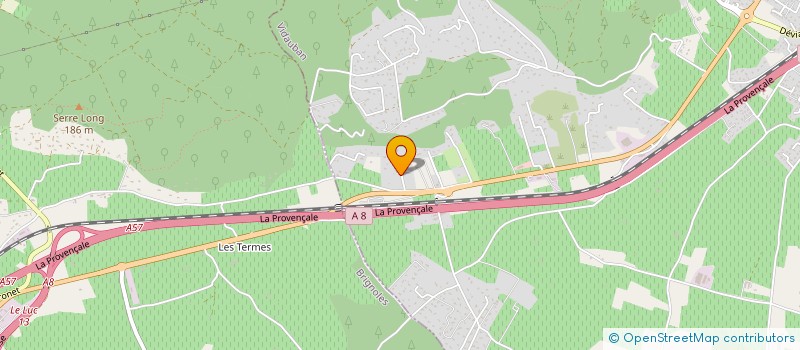 localisation de l'entreprise LES BLAIS  VIDAUBAN