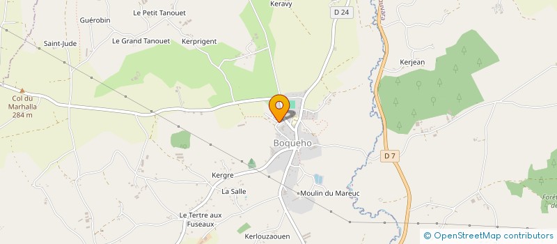 localisation de l'entreprise LES BLANCHAMPS à PLELO