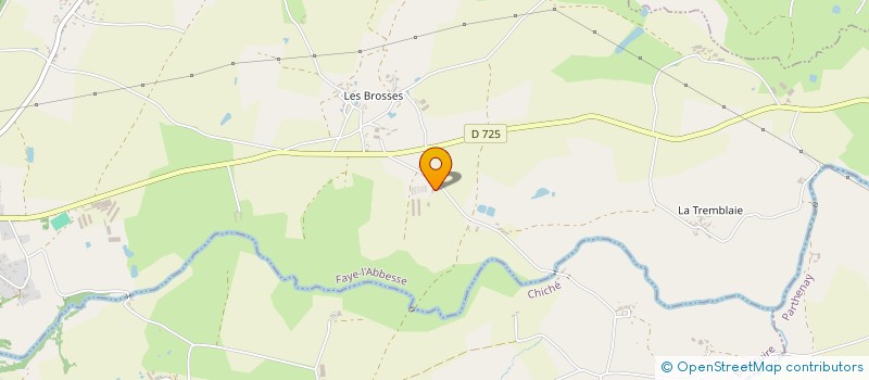 localisation de l'entreprise LES BLANCHARDIERES à FAYE-L ABBESSE