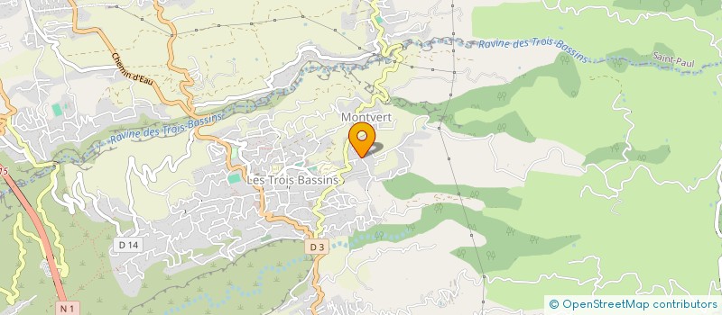 localisation de l'entreprise LES BLANCHES  LES TROIS-BASSINS