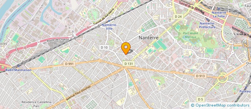 localisation de l'entreprise LES BLANCS FUMES DE LA LOIRE  NANTERRE