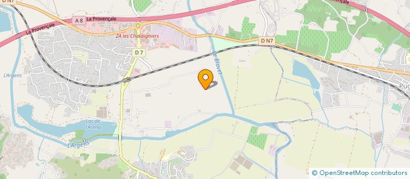 localisation de l'entreprise LES BLES D ARGENS à ROQUEBRUNE-SUR-ARGENS