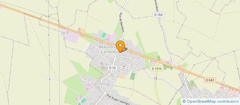 localisation de l'entreprise LES BLES D OR  BEAUVOIS-EN-CAMBRESIS