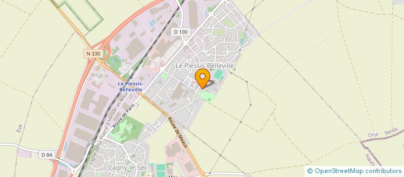 localisation de l'entreprise LES BLES D'OR  LE PLESSIS-BELLEVILLE