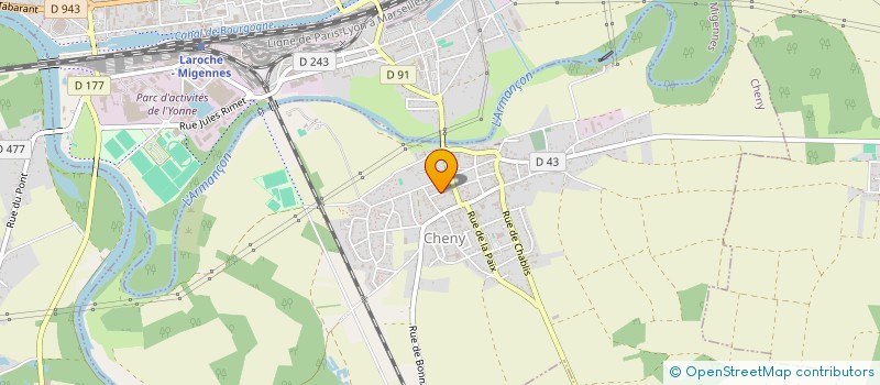 localisation de l'entreprise LES BLES D'OR, CLUB DU 3EME AGE  EPINEAU LES VOVES