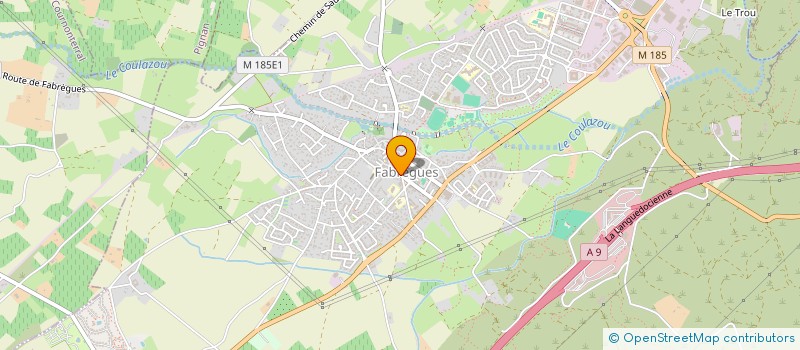 localisation de l'entreprise LES BLES TENDRES à FABREGUES