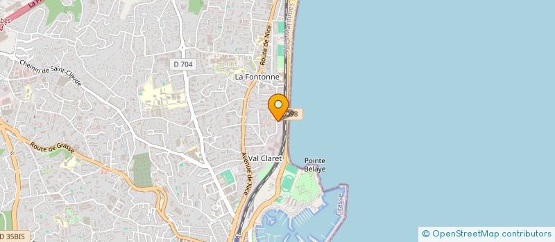 localisation de l'entreprise LES BLEUETS à ANTIBES