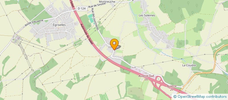 localisation de l'entreprise LES BLEUETS  VENOY