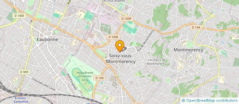localisation de l'entreprise LES BLEUETS à SOISY-SOUS-MONTMORENCY