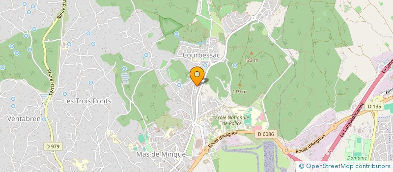 localisation de l'entreprise LES BLEUETS  NIMES