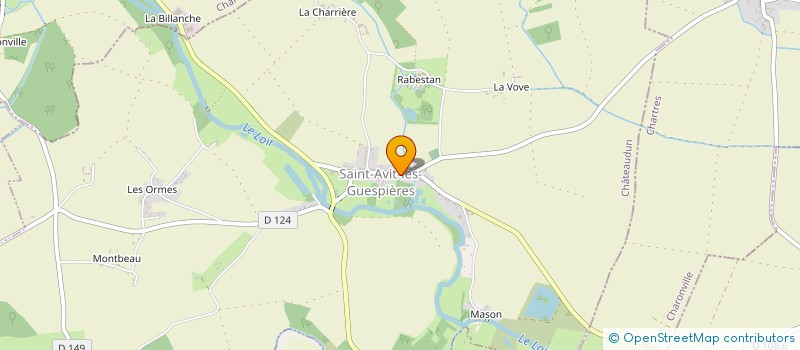 localisation de l'entreprise LES BLEUETS à BAILLEAU-LE-PIN