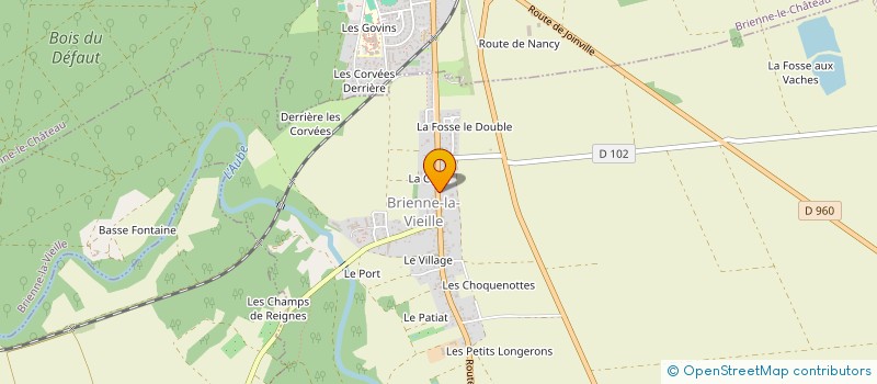 localisation de l'entreprise LES BLEUETS  BRIENNE-LA-VIEILLE