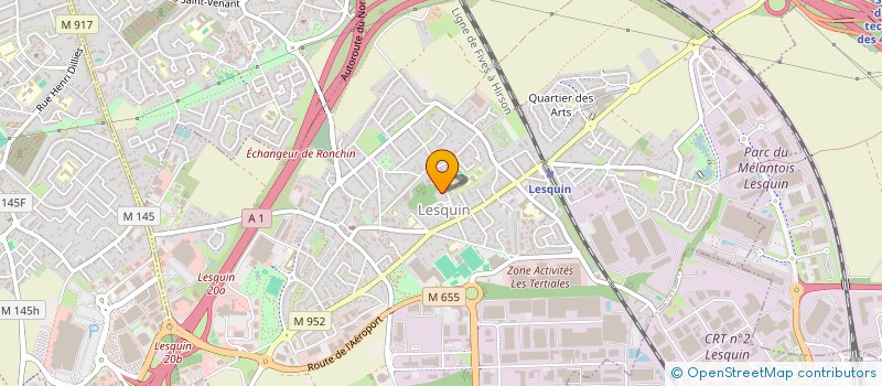 localisation de l'entreprise LES BLEUETS à LESQUIN