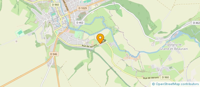 localisation de l'entreprise LES BLEUETS  FIEULAINE