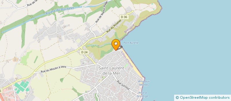 localisation de l'entreprise LES BLEUETS  PLERIN