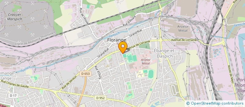 localisation de l'entreprise LES BLEUETS A  FLORANGE