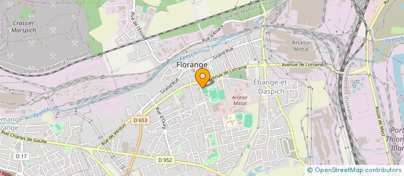 localisation de l'entreprise LES BLEUETS B  FLORANGE